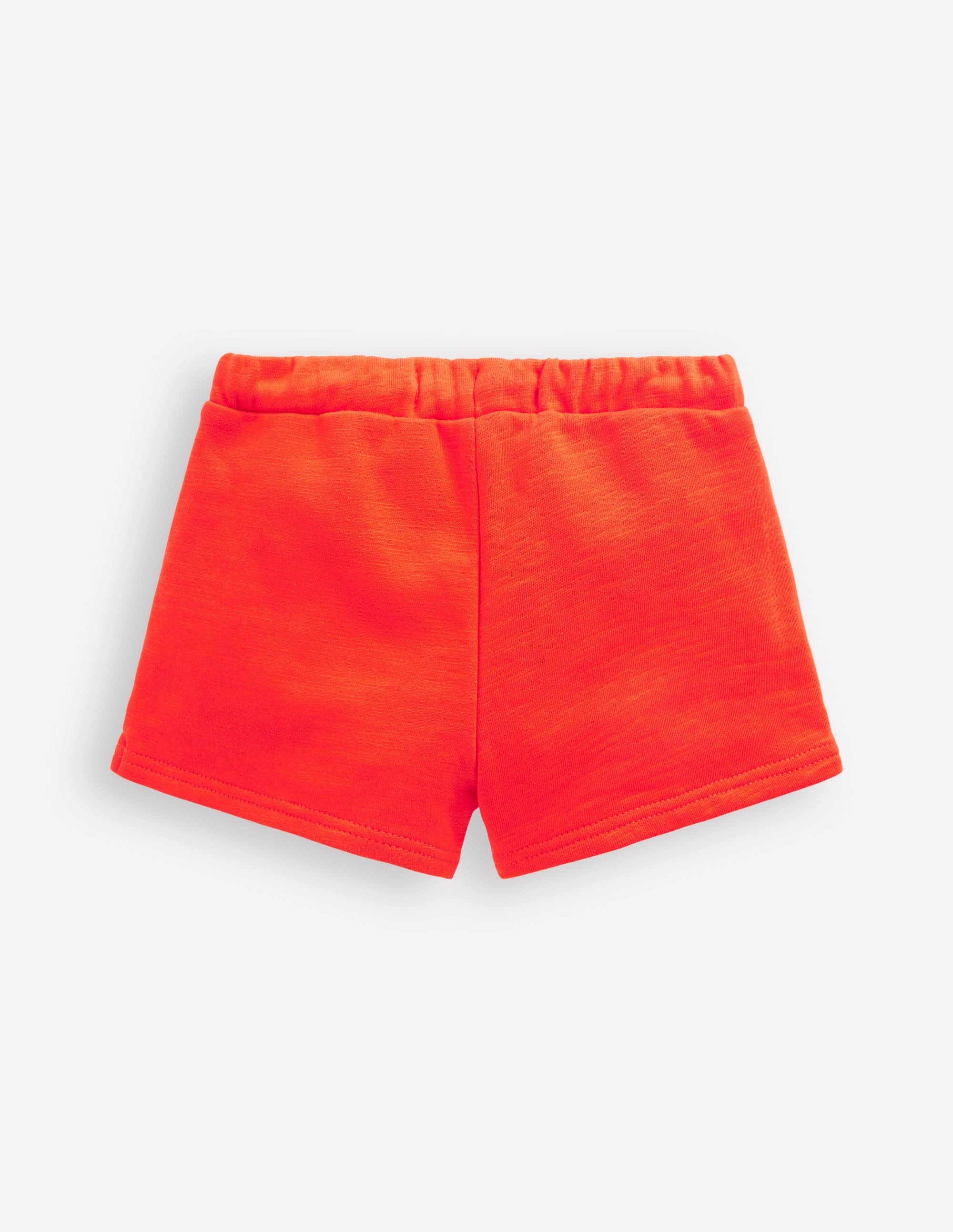 Pom Trim Jersey Short-Firecracker Red - Image 2