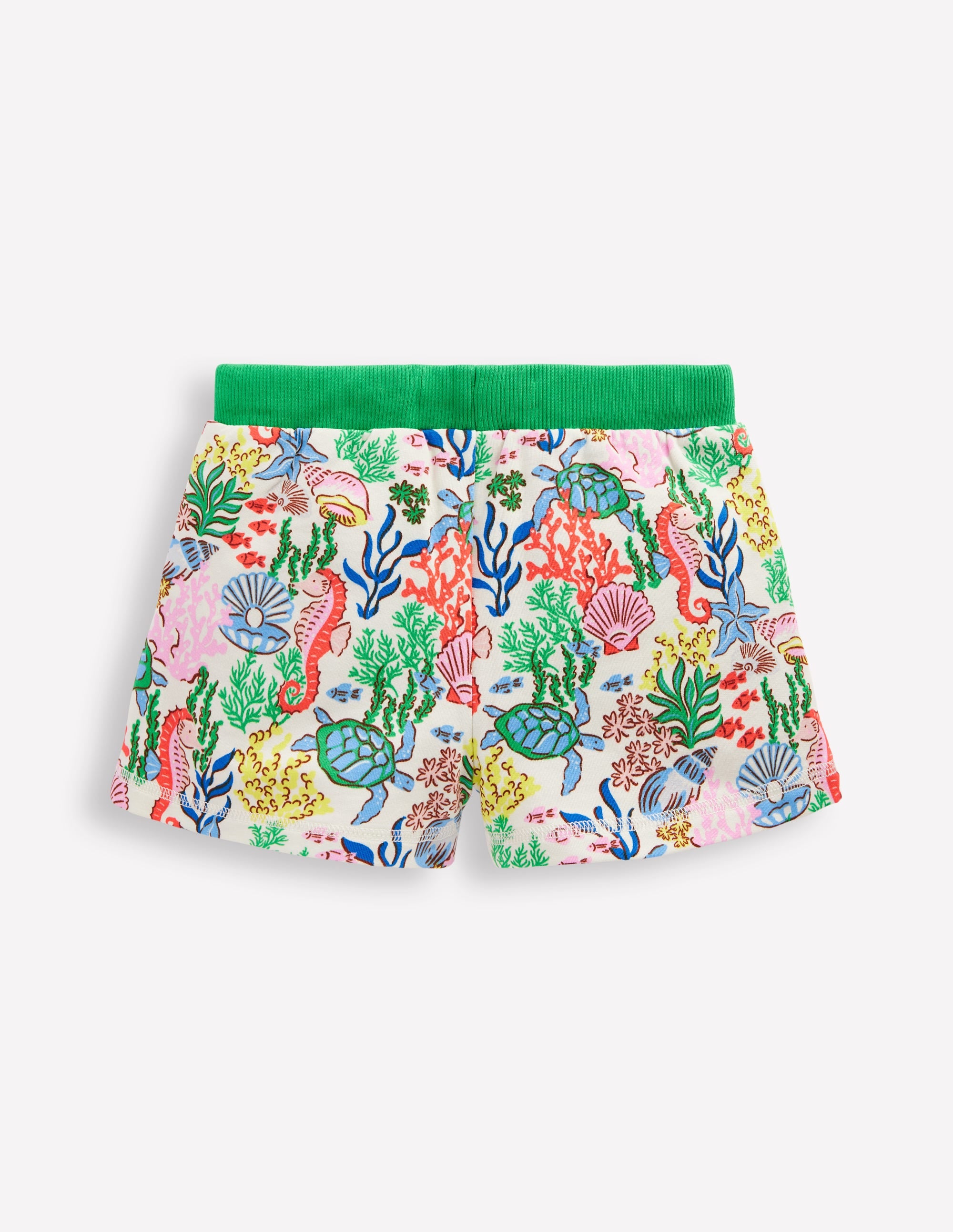 Printed Jersey Shorts-Multi Coral Cove - Image 2