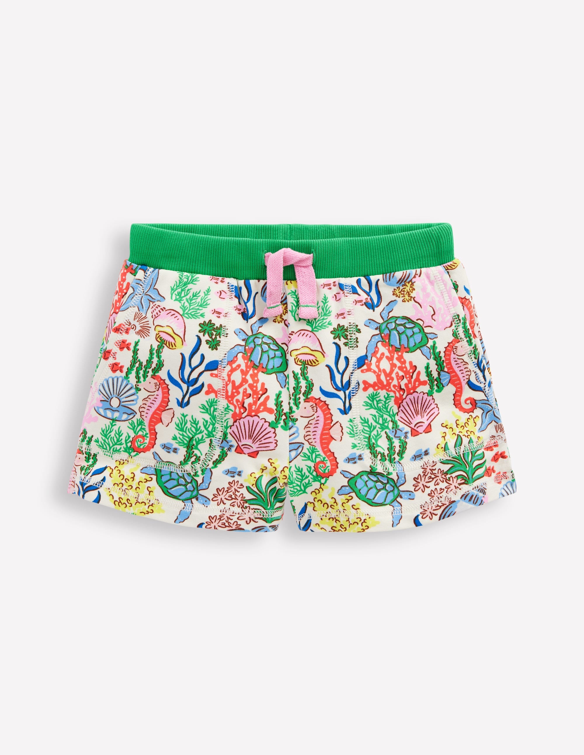 Printed Jersey Shorts-Multi Coral Cove - Image 1