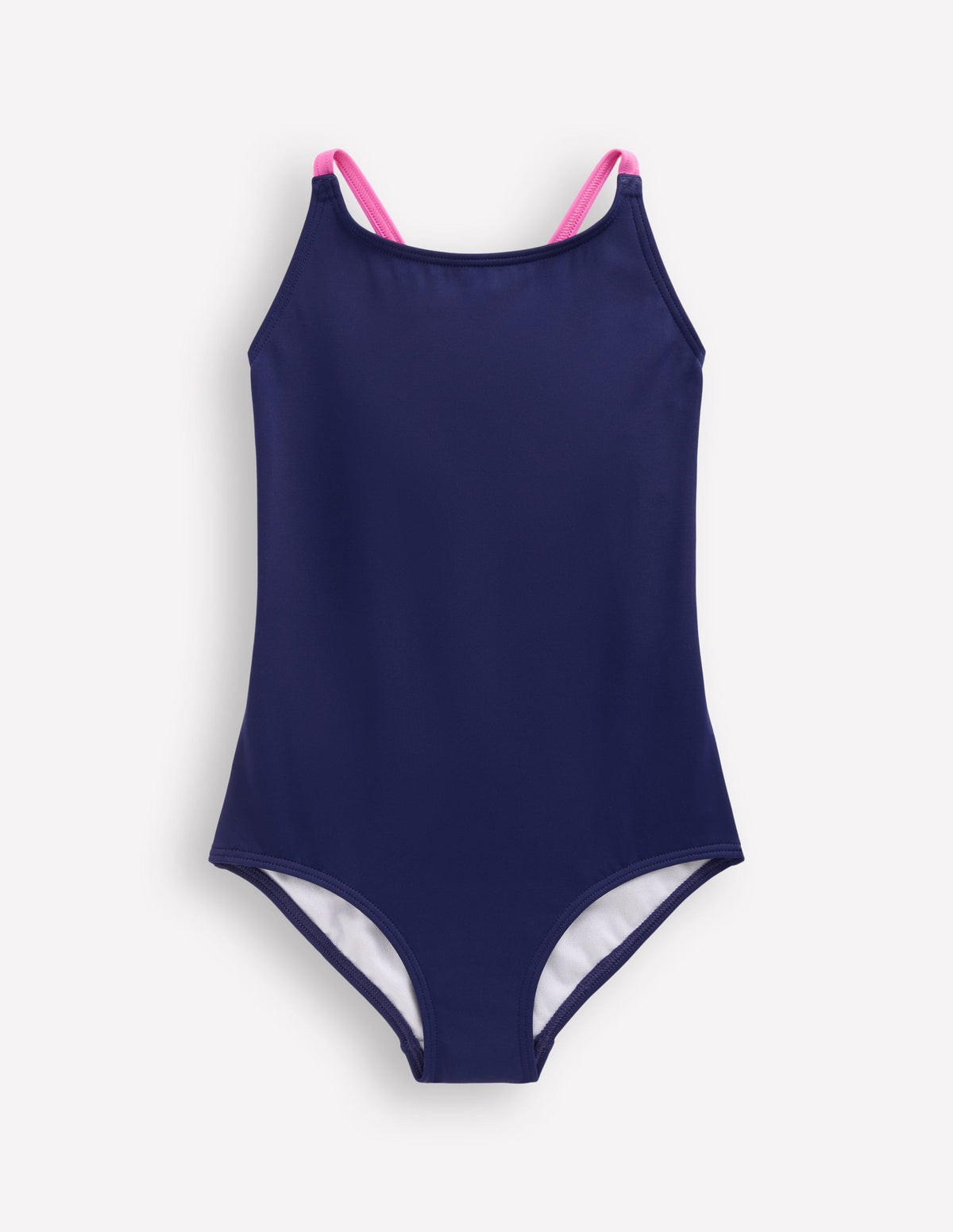 Selena Rainbow Strap Swimsuit-College Navy - Image 1