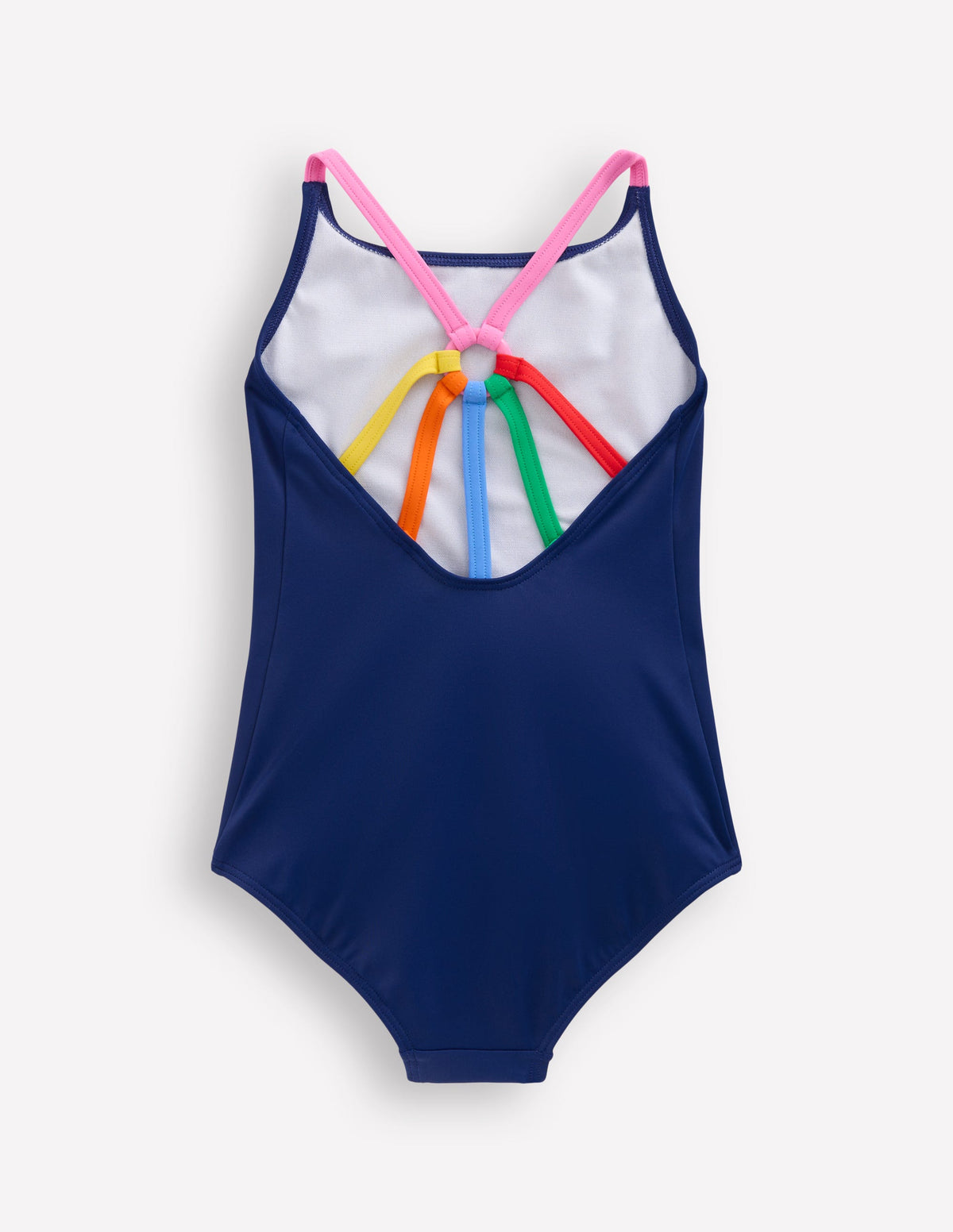 Selena Rainbow Strap Swimsuit-College Navy - Image 2