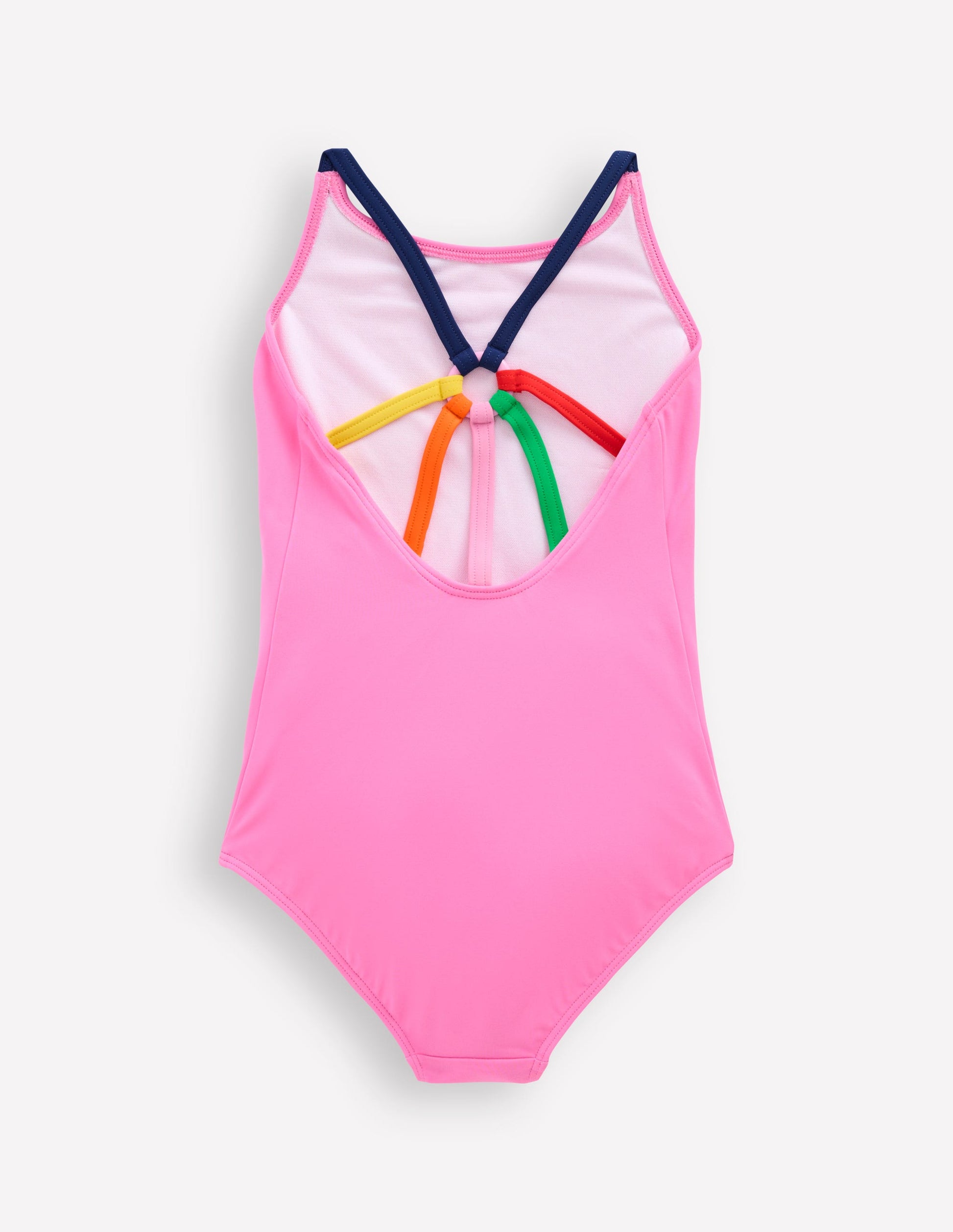 Selena Rainbow Strap Swimsuit-Strawberry Milkshake-2