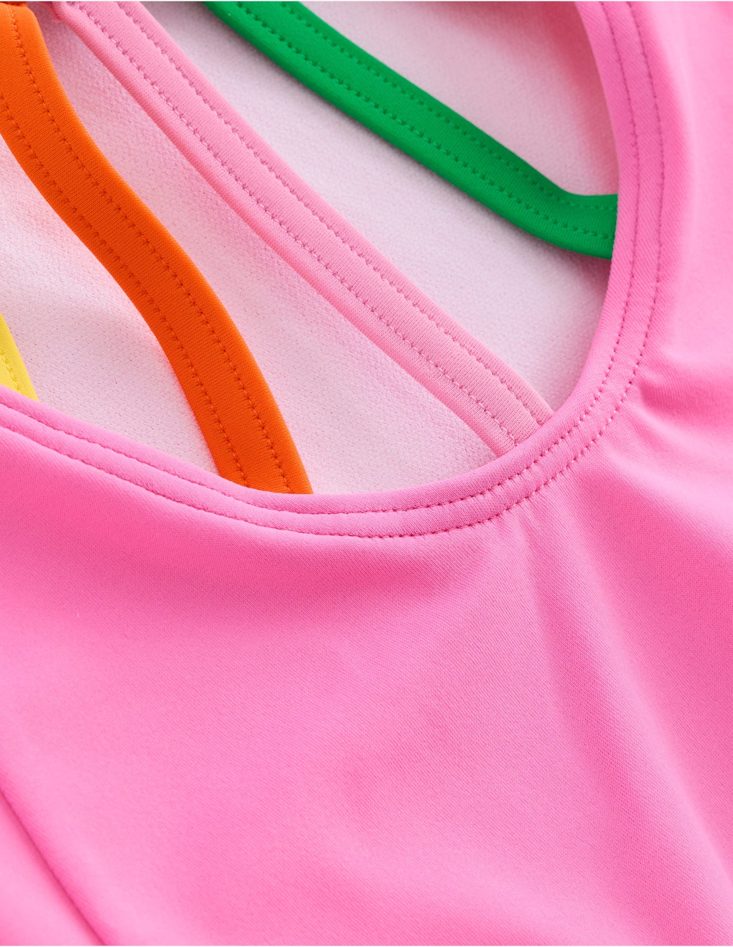 Selena Rainbow Strap Swimsuit-Strawberry Milkshake