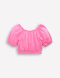 Bubble Top-Rose Pink