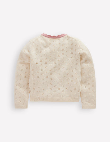 Everyday Scalloped Cardigan-Soft Ivory-2