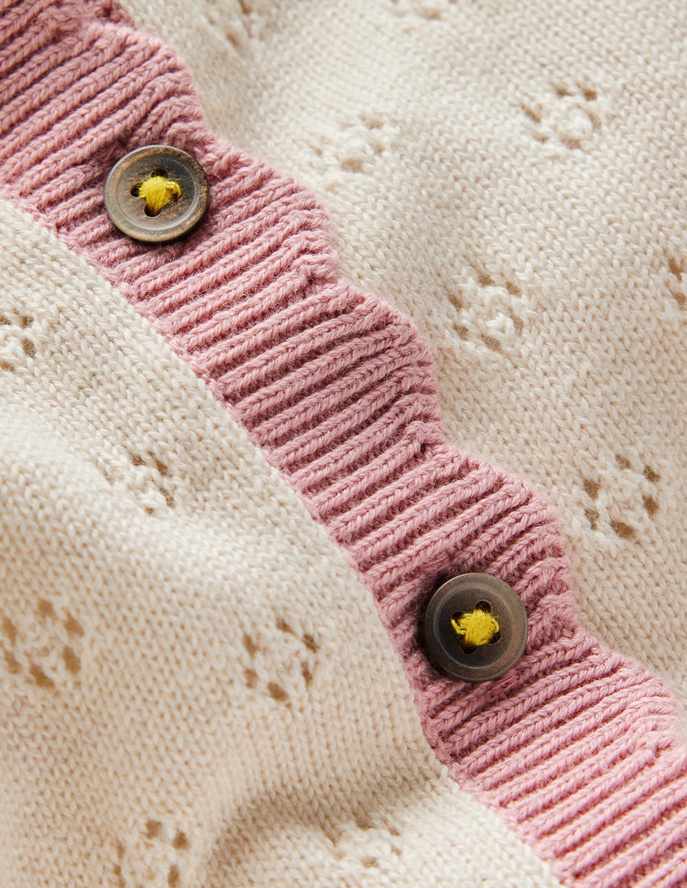 Everyday Scalloped Cardigan-Soft Ivory