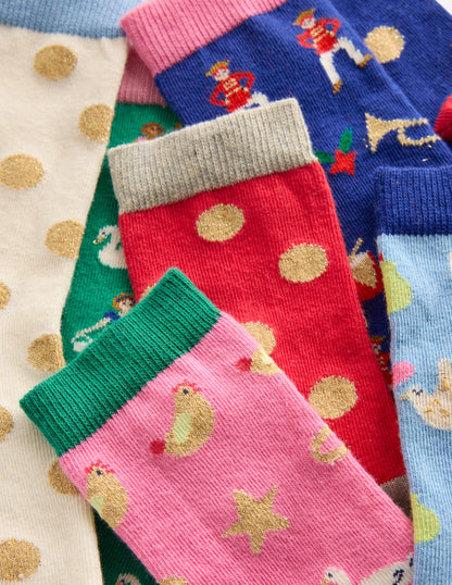 Socks 7 Pack-12 Days of Christmas-2