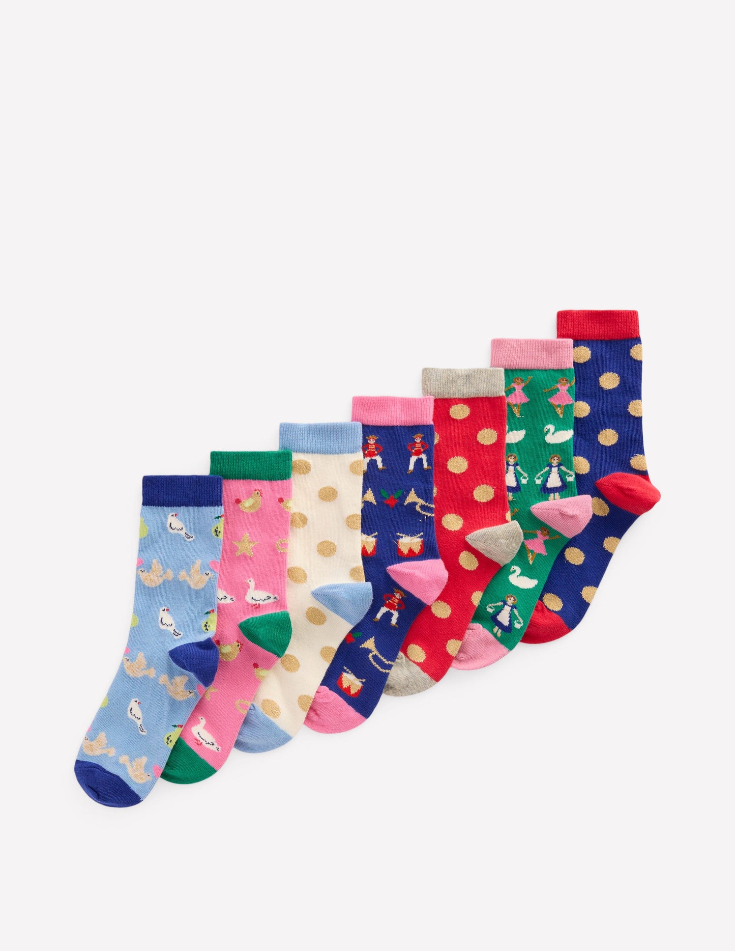 Socks 7 Pack-12 Days of Christmas