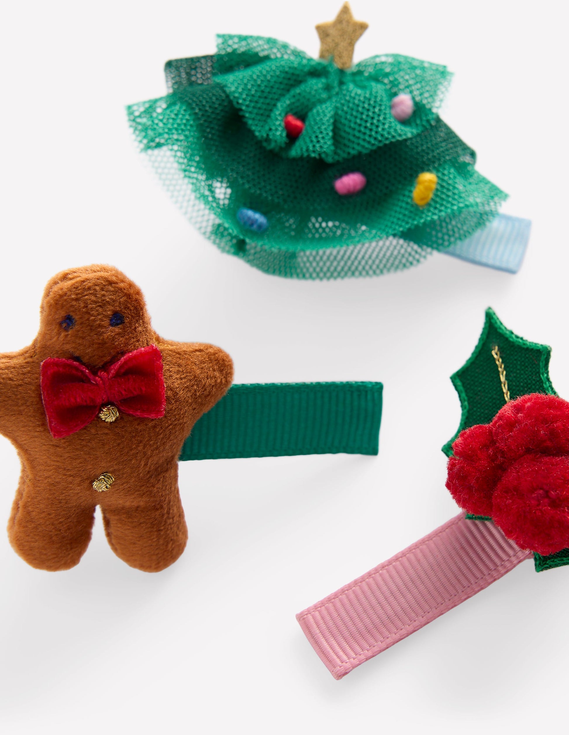 3-pack Hair Clips-Festive-2