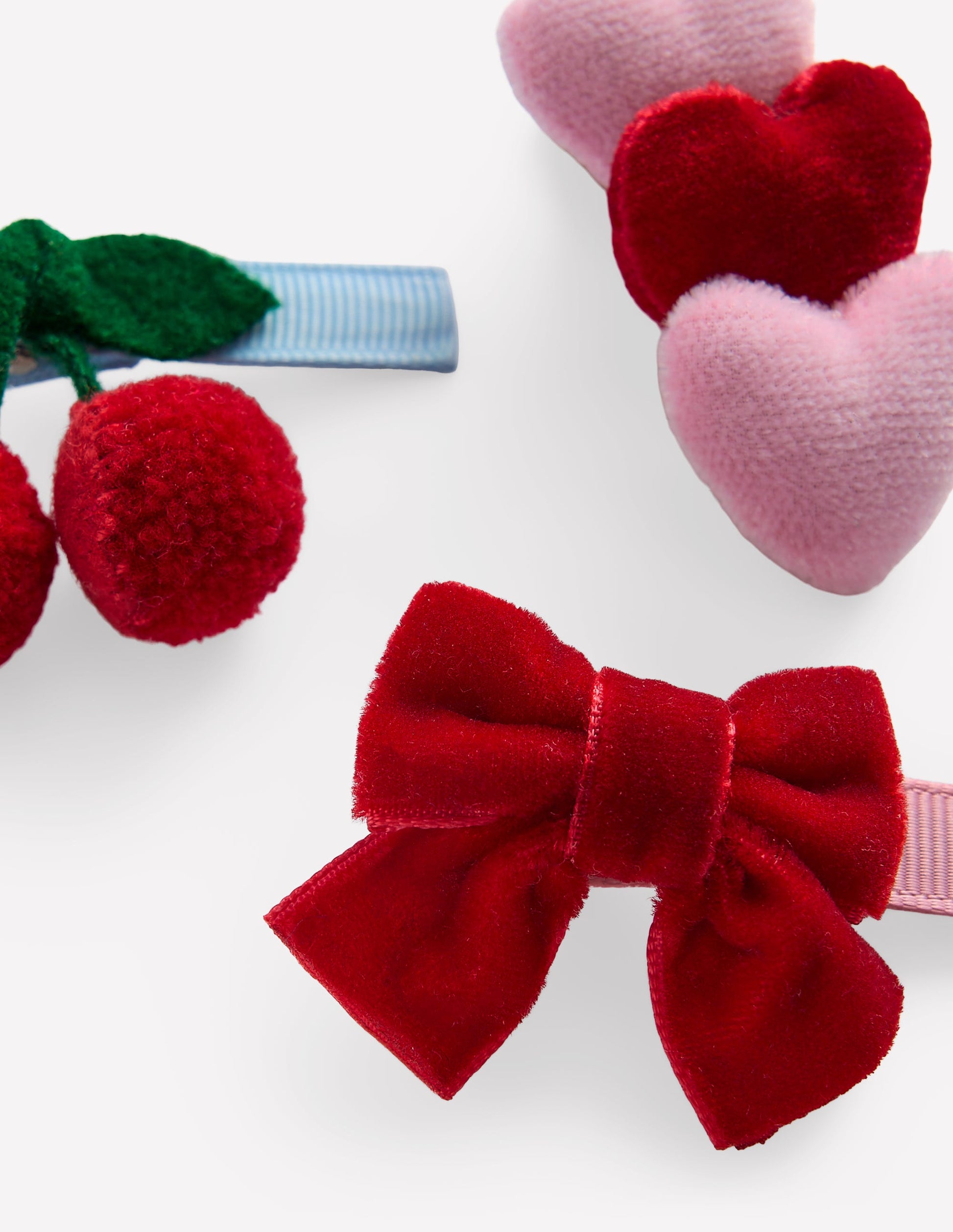 3-pack Hair Clips-Pretty Pink-2