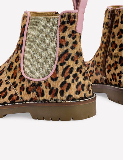 Leather Chelsea Boots-Leopard-4