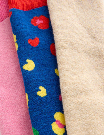 3-pack Ski Socks-Multi Leopard-2