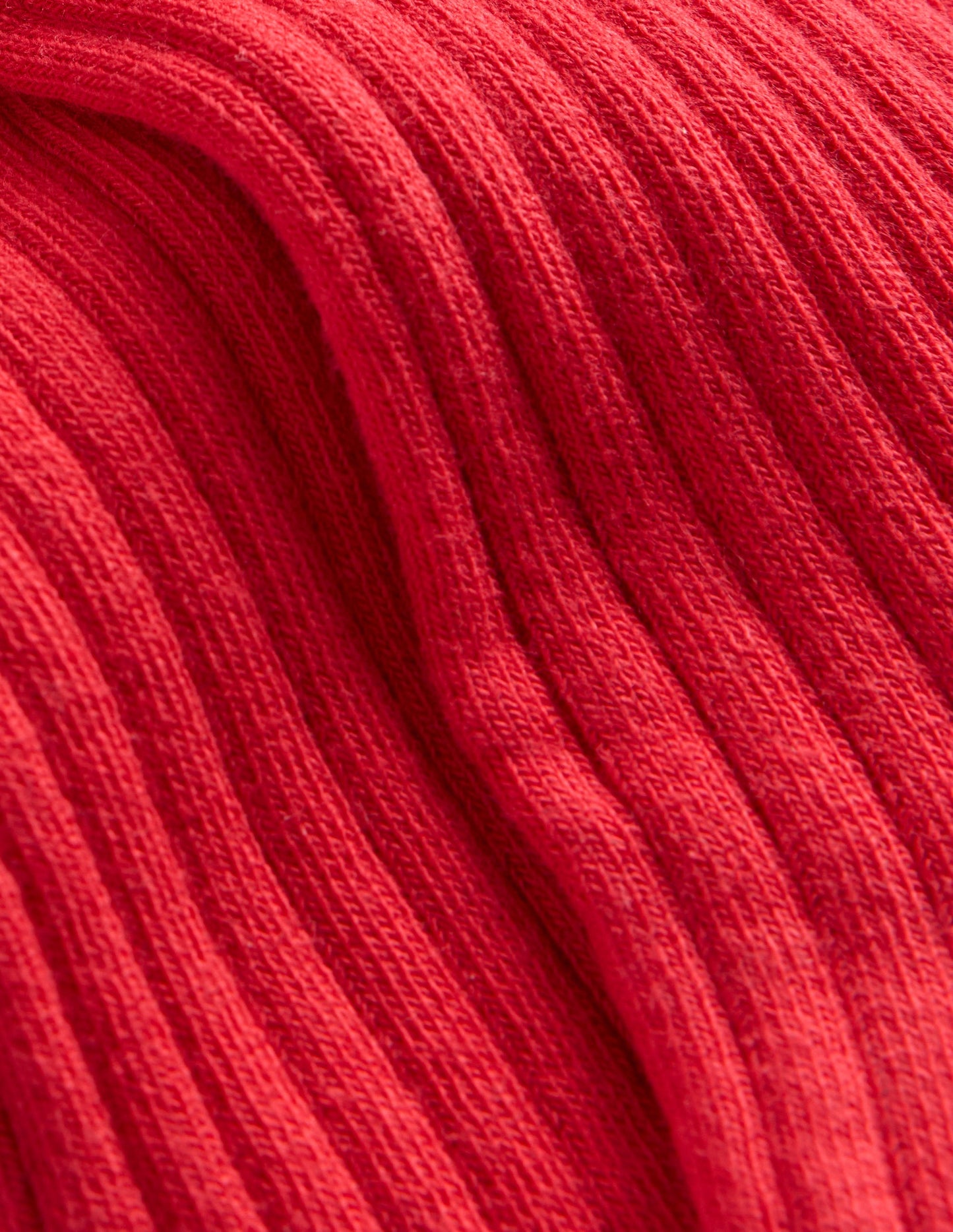 Baby Ribbed Tights-Rockabilly Red