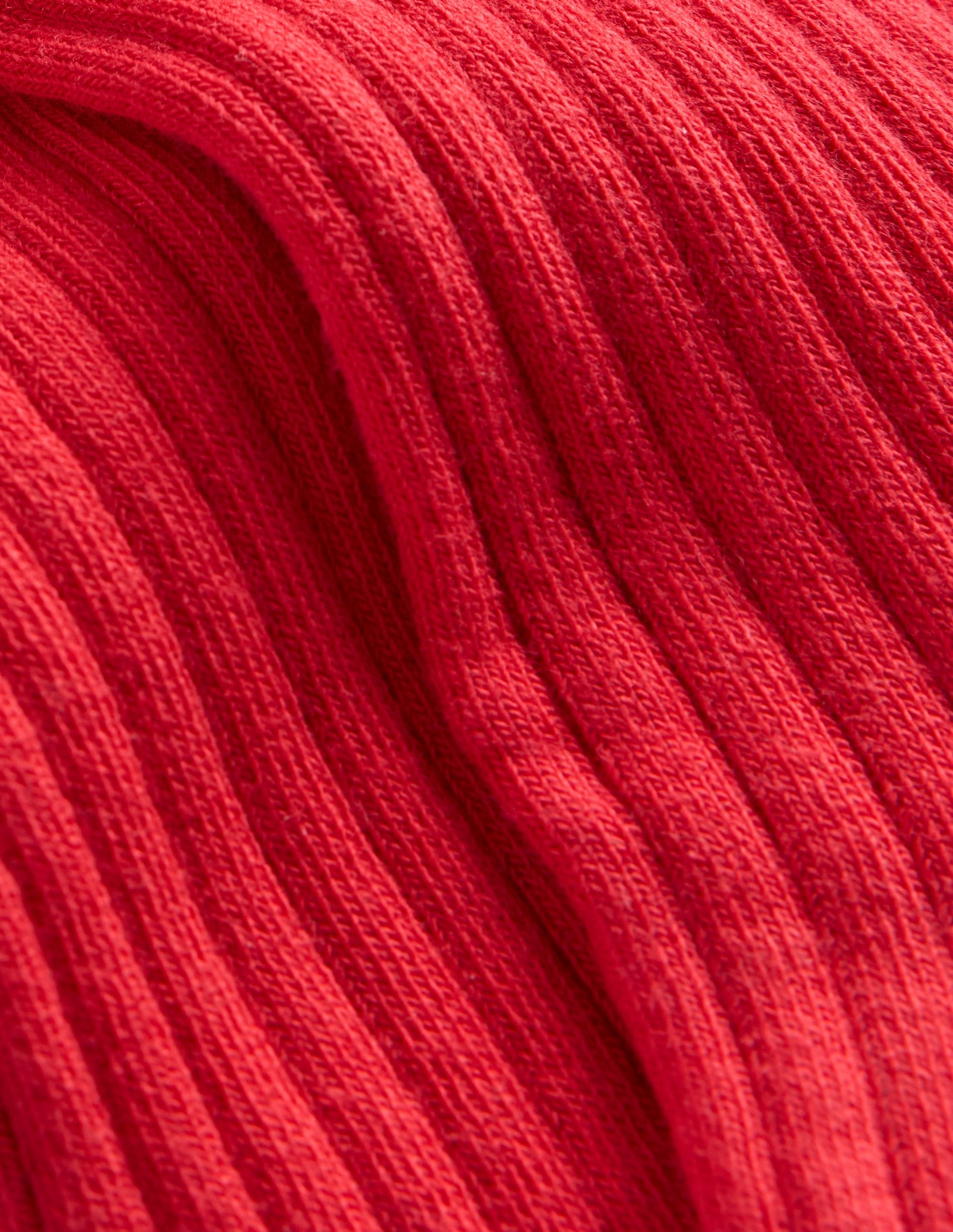 Baby Ribbed Tights-Rockabilly Red - Image 2