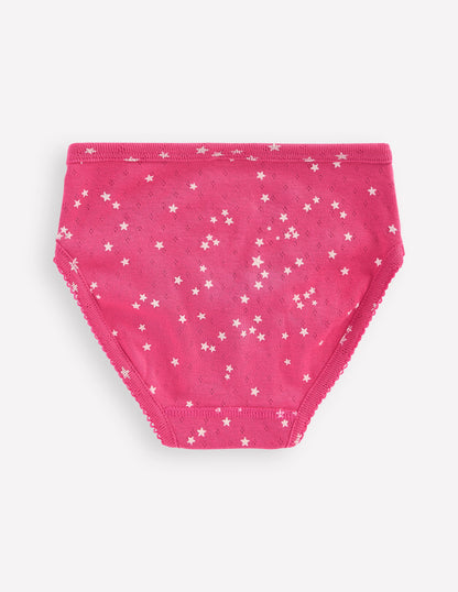 7-pack Pointelle Pants-Multi Stars-2