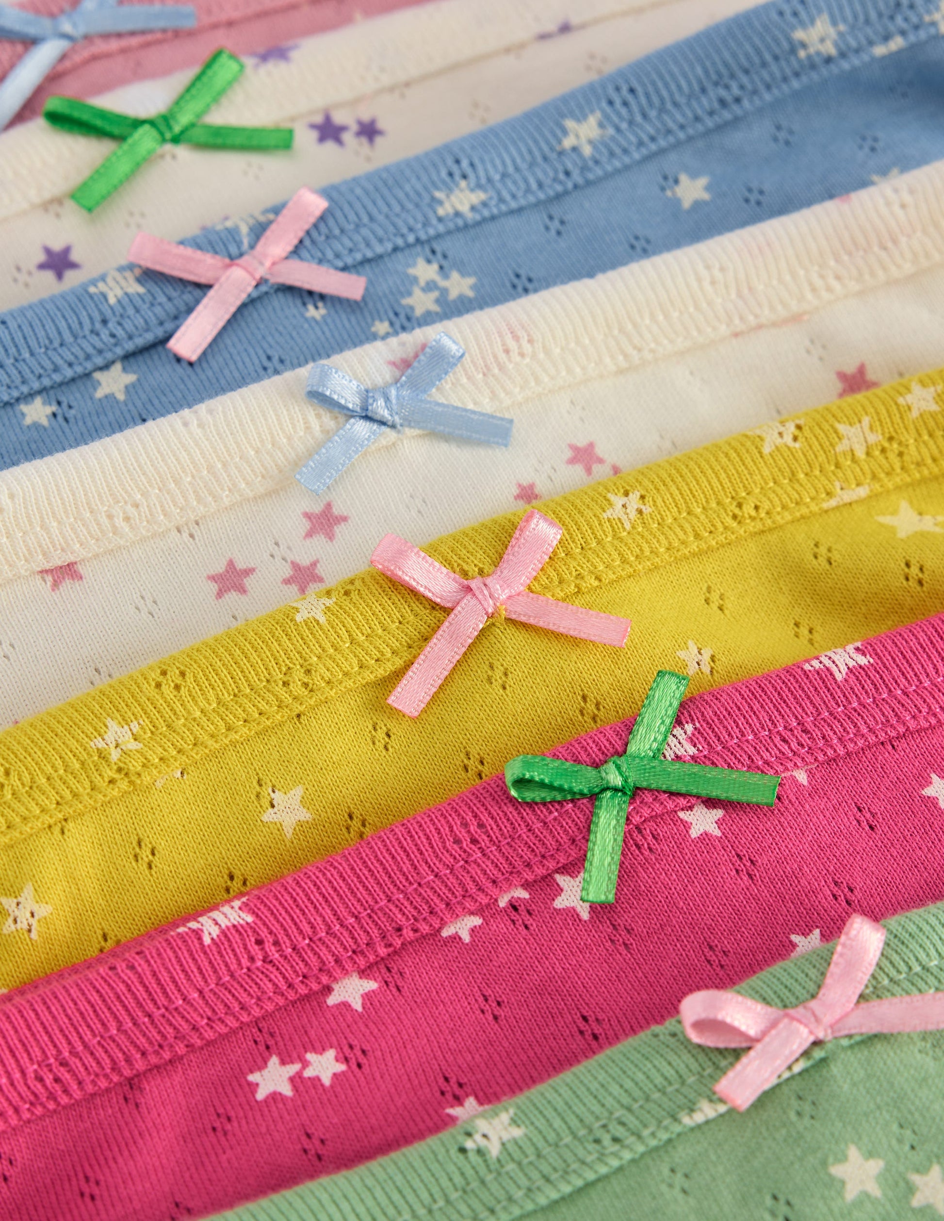 7-pack Pointelle Pants-Multi Stars-3