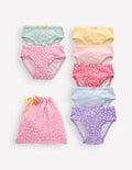 7-pack Pointelle Pants-Multi Ditsy Vine