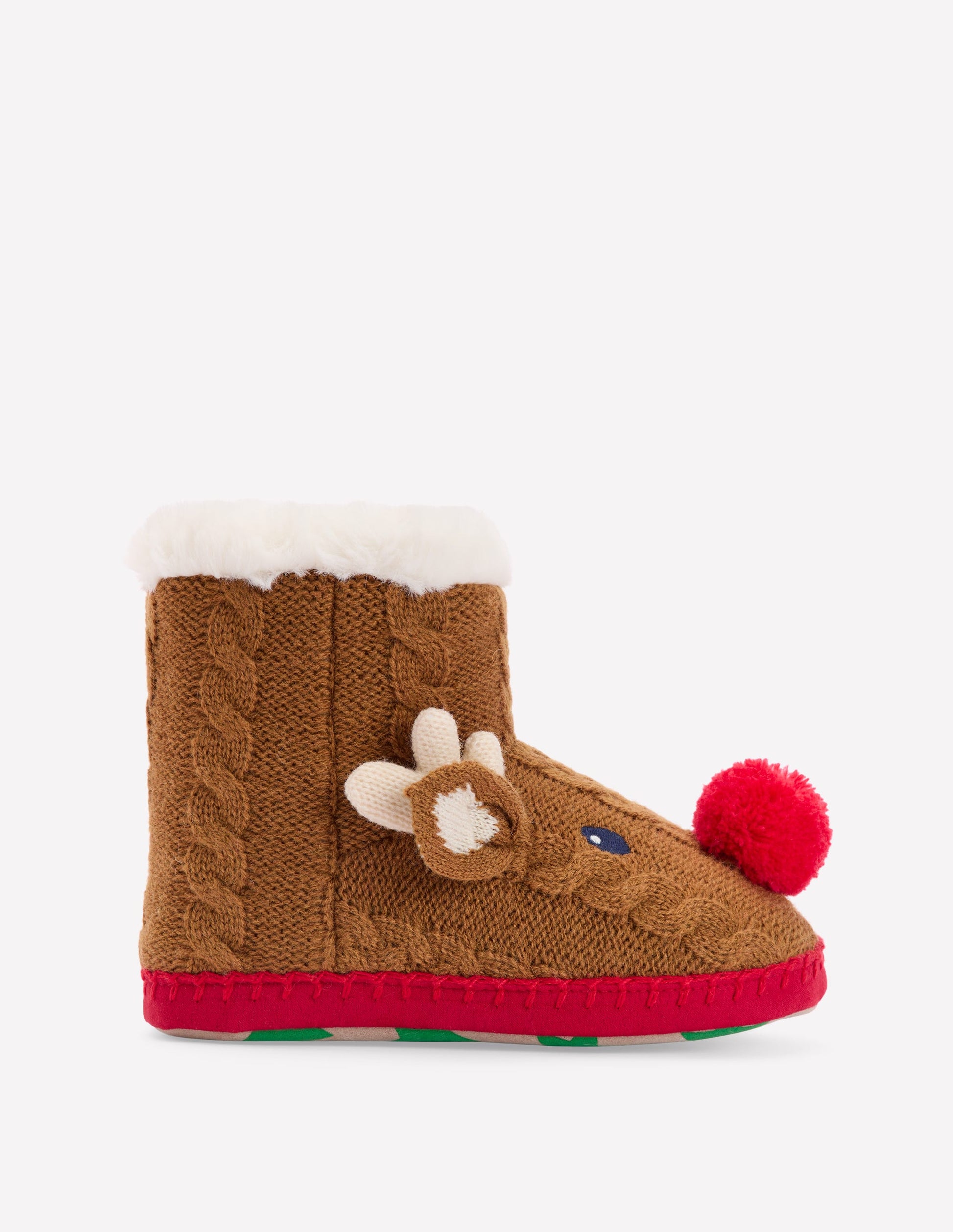 Novelty Slipper Boots-Reindeer-1