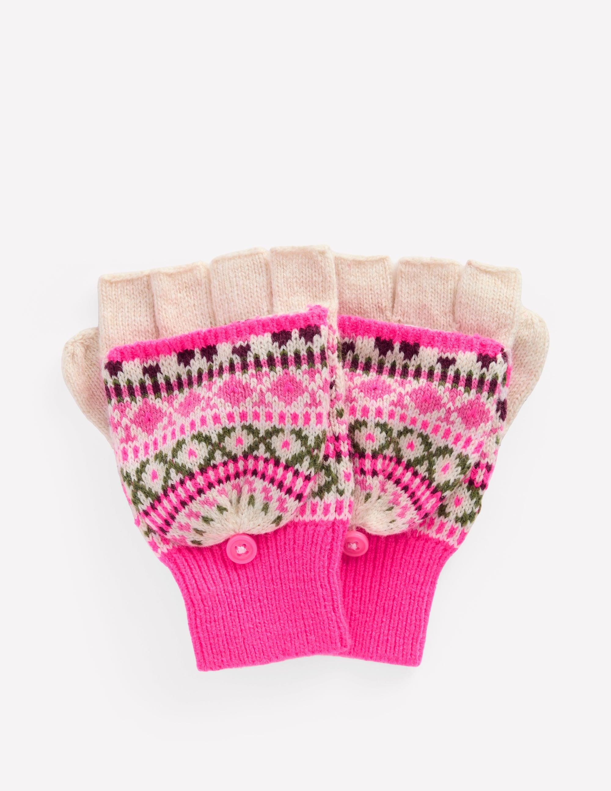 Fair Isle Mittens-Heritage Fair Isle - Image 1