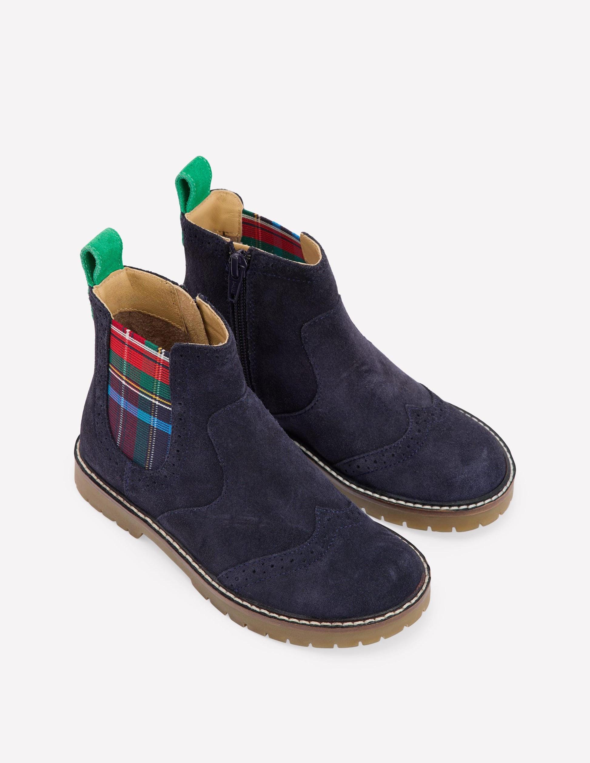 Suede Chelsea Boots-College Navy Suede-2