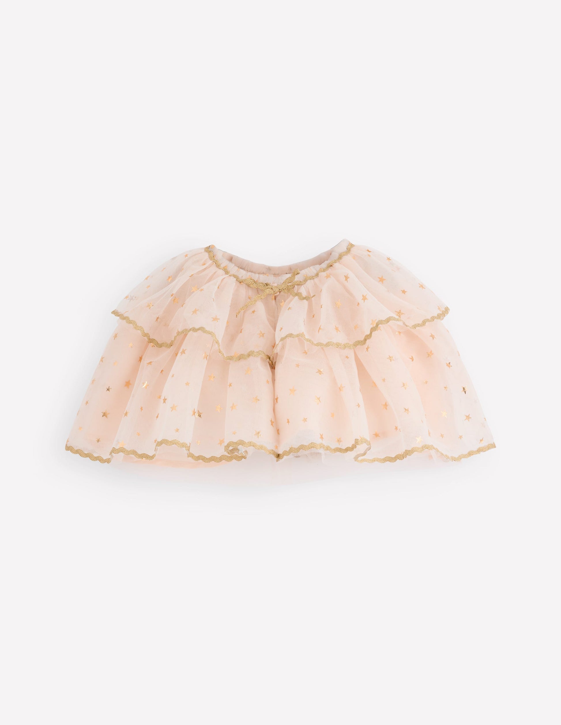 Tulle Cape-Soft Ivory/ Gold Confetti-2