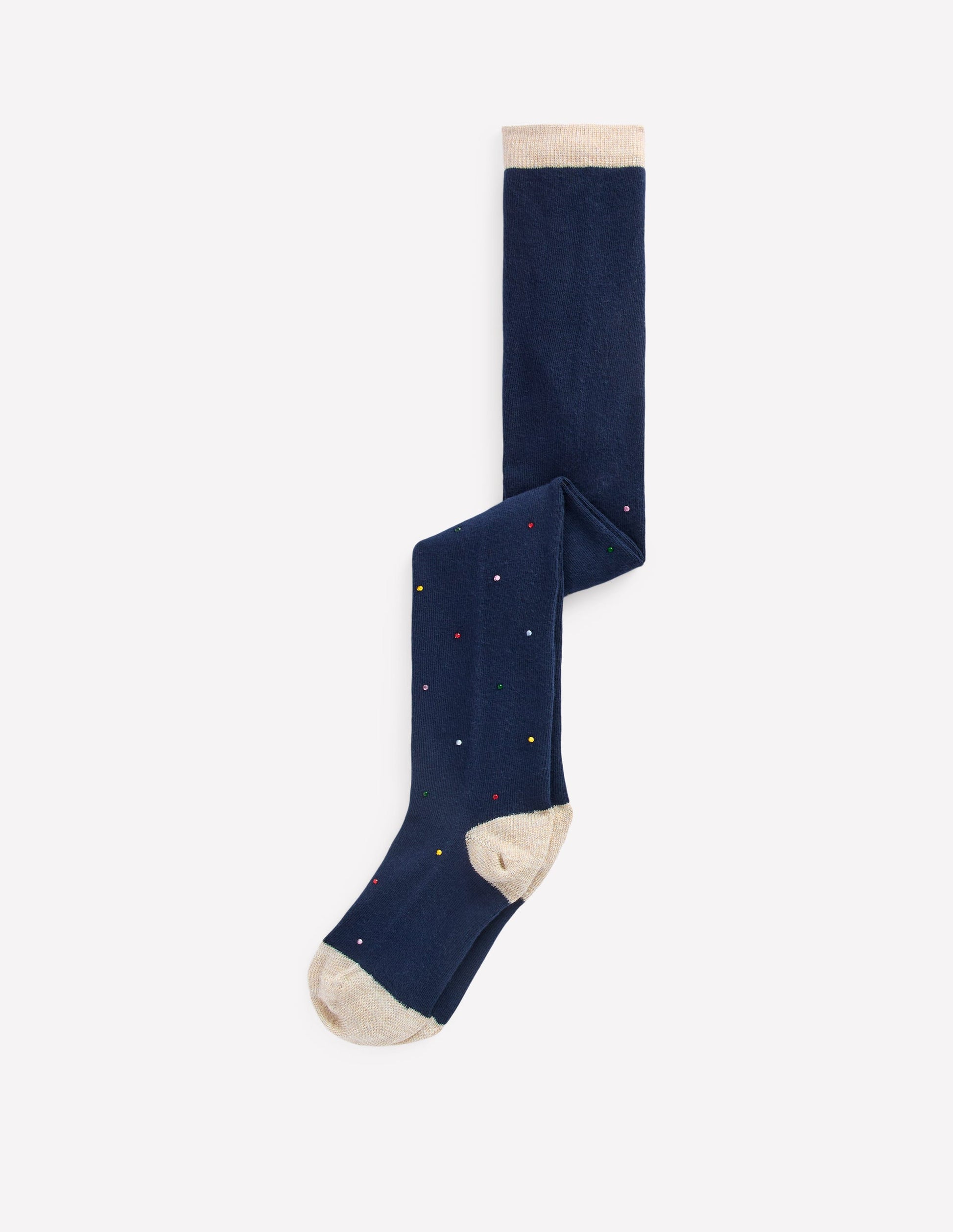 Twinkle Tights-College Navy Boden UK - Main Image