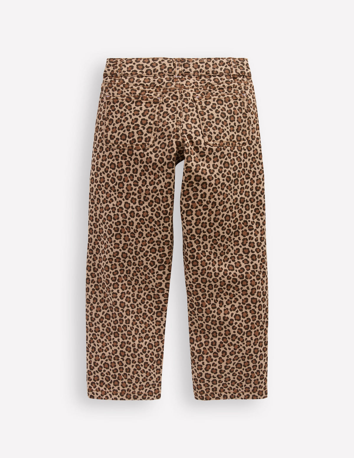 Patch Pocket Trouser-Leopard Print - Image 2