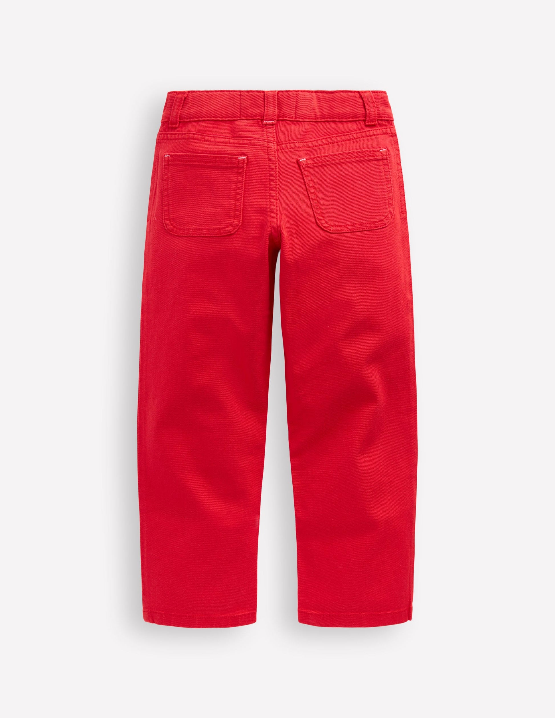 Patch Pocket Trouser-Poppy Red-2