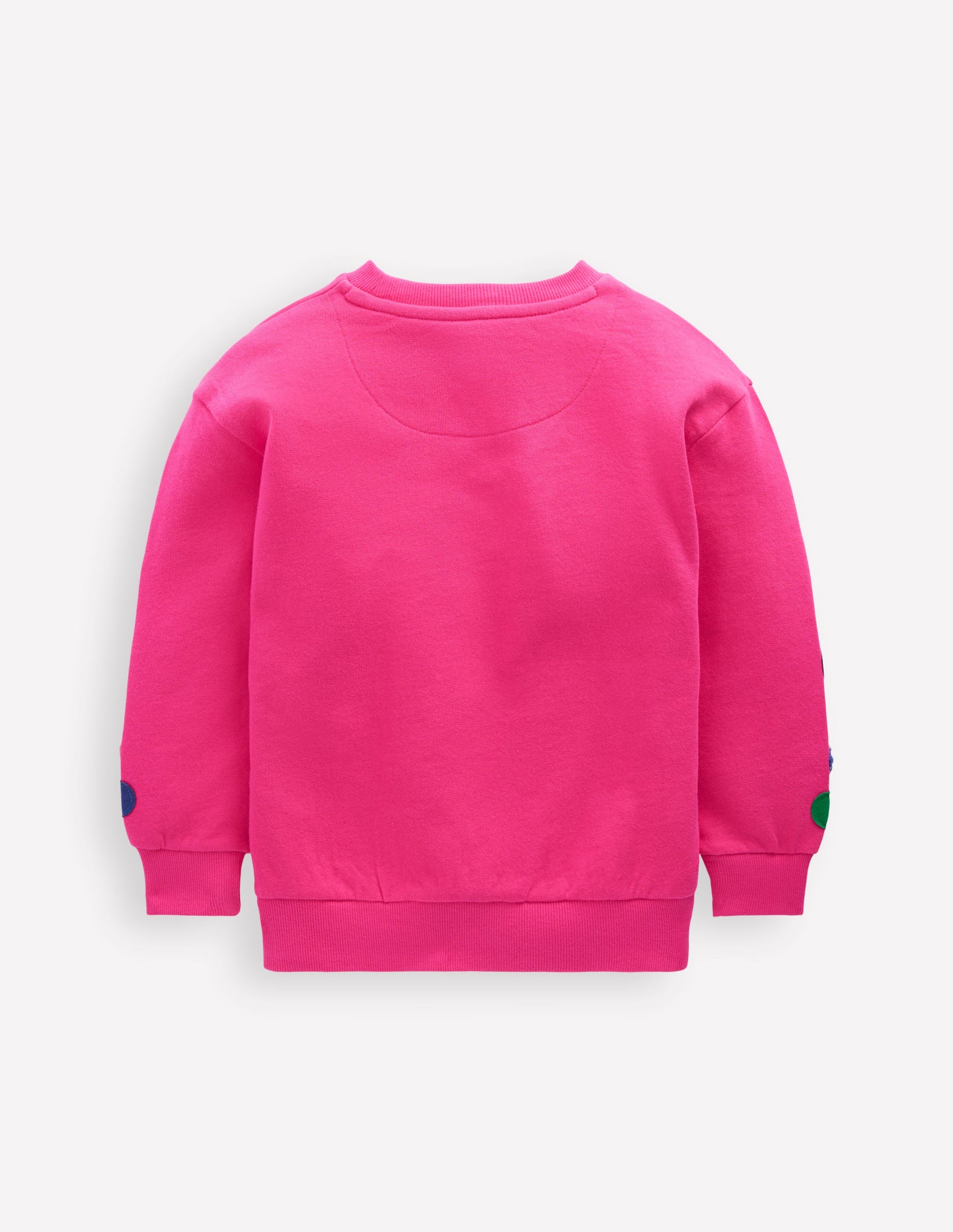 Bobbie Appliqué Sweatshirt-Raspberry Pink Flowers-2