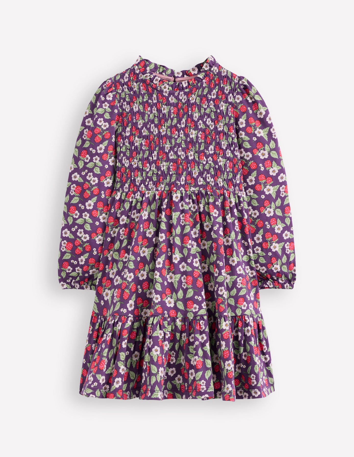 Aurora Long Sleeve Dress-Mystical Purple Vintage Berry