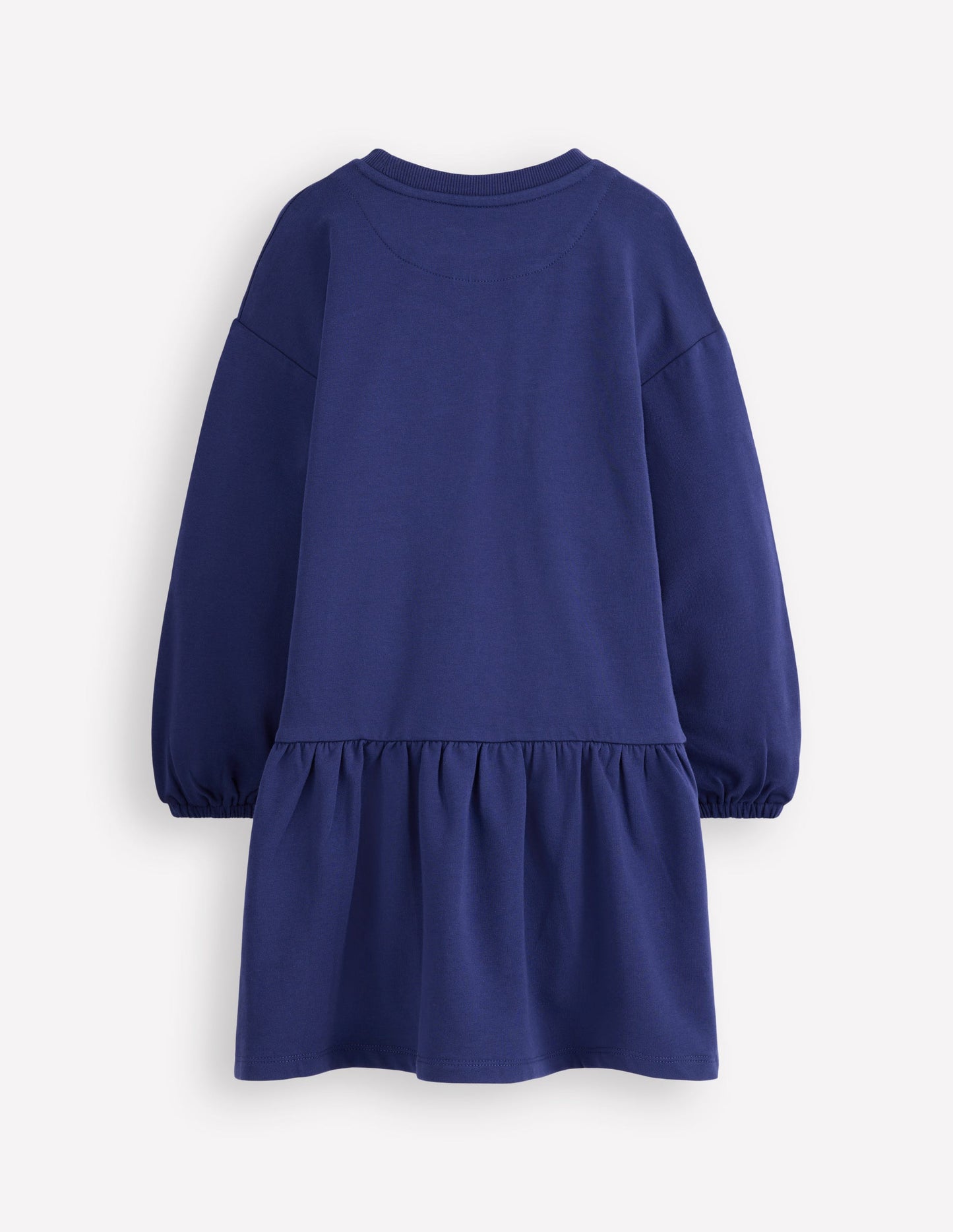 Logo Sweatshirt Dress-Starboard Blue Cherry