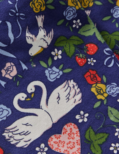 Fun Leggings-Starboard Blue Lovebirds-3