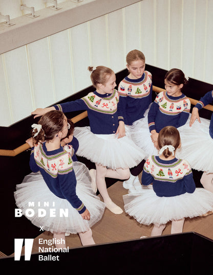 Edie Fair Isle Cardigan-Blue Nutcracker-4