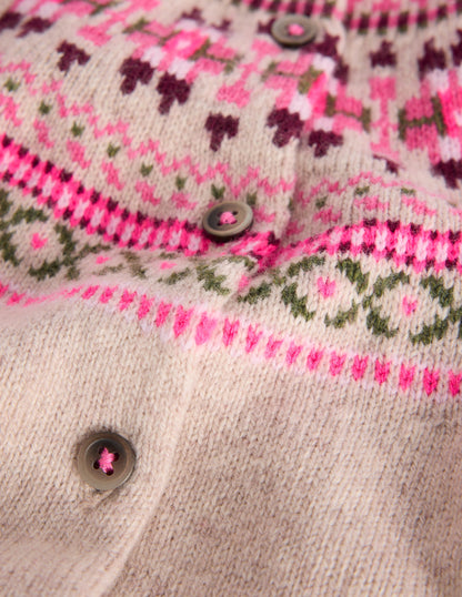 Edie Fair Isle Cardigan-Oatmeal Heritage Fair Isle-6