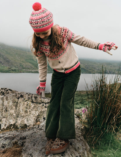 Edie Fair Isle Cardigan-Oatmeal Heritage Fair Isle-7