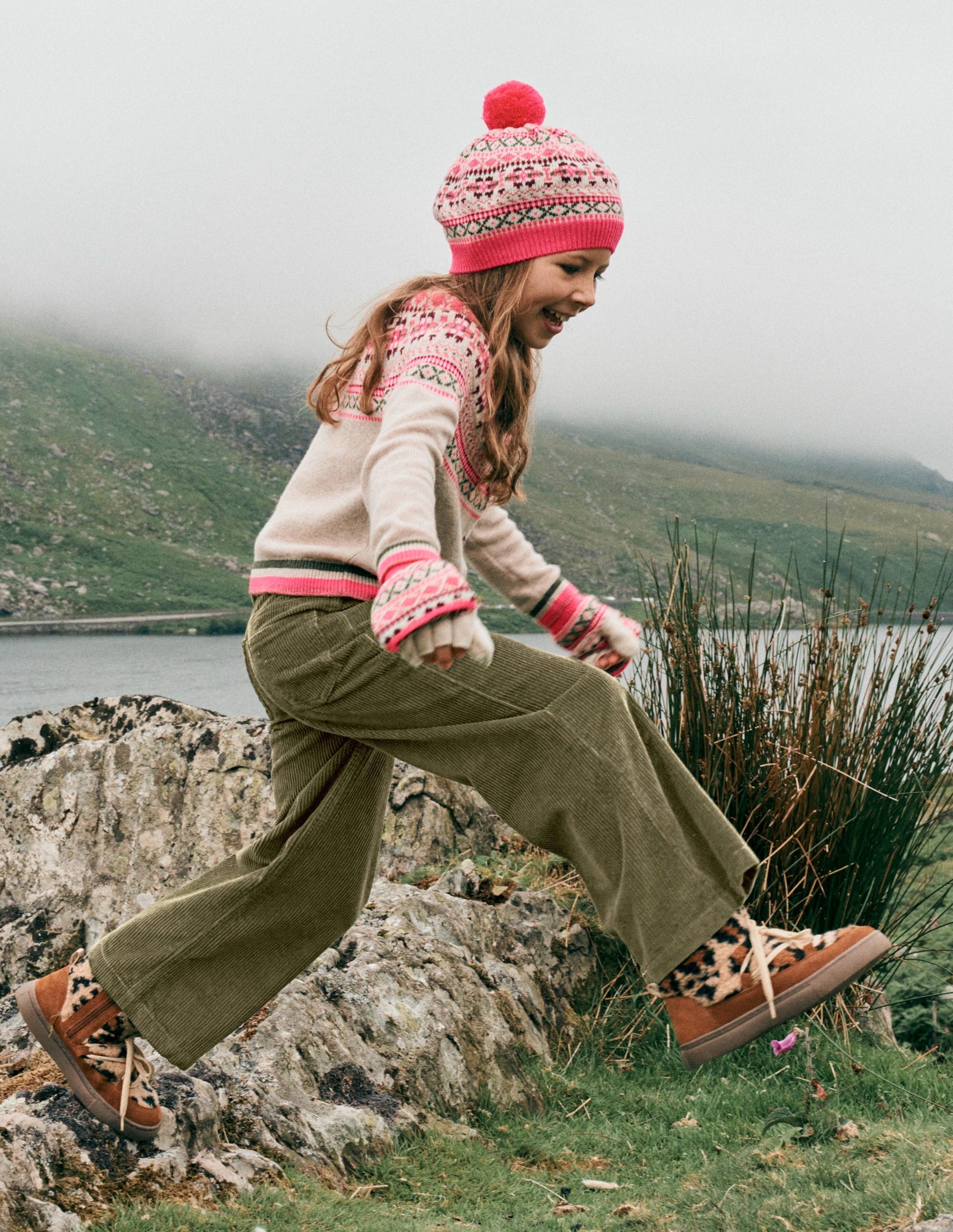 Wide Leg Trouser-Woodland Green-4