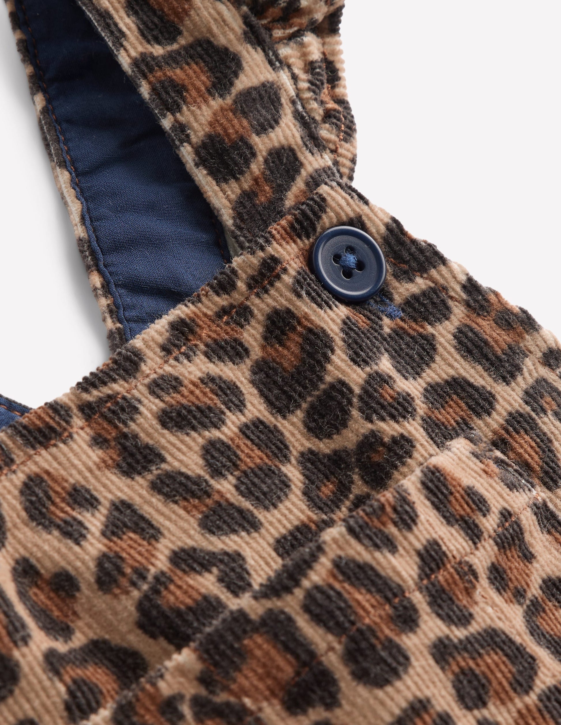 Frill Dungarees-Leopard-3