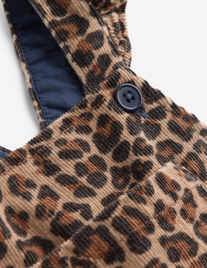 Frill Dungarees-Leopard-3