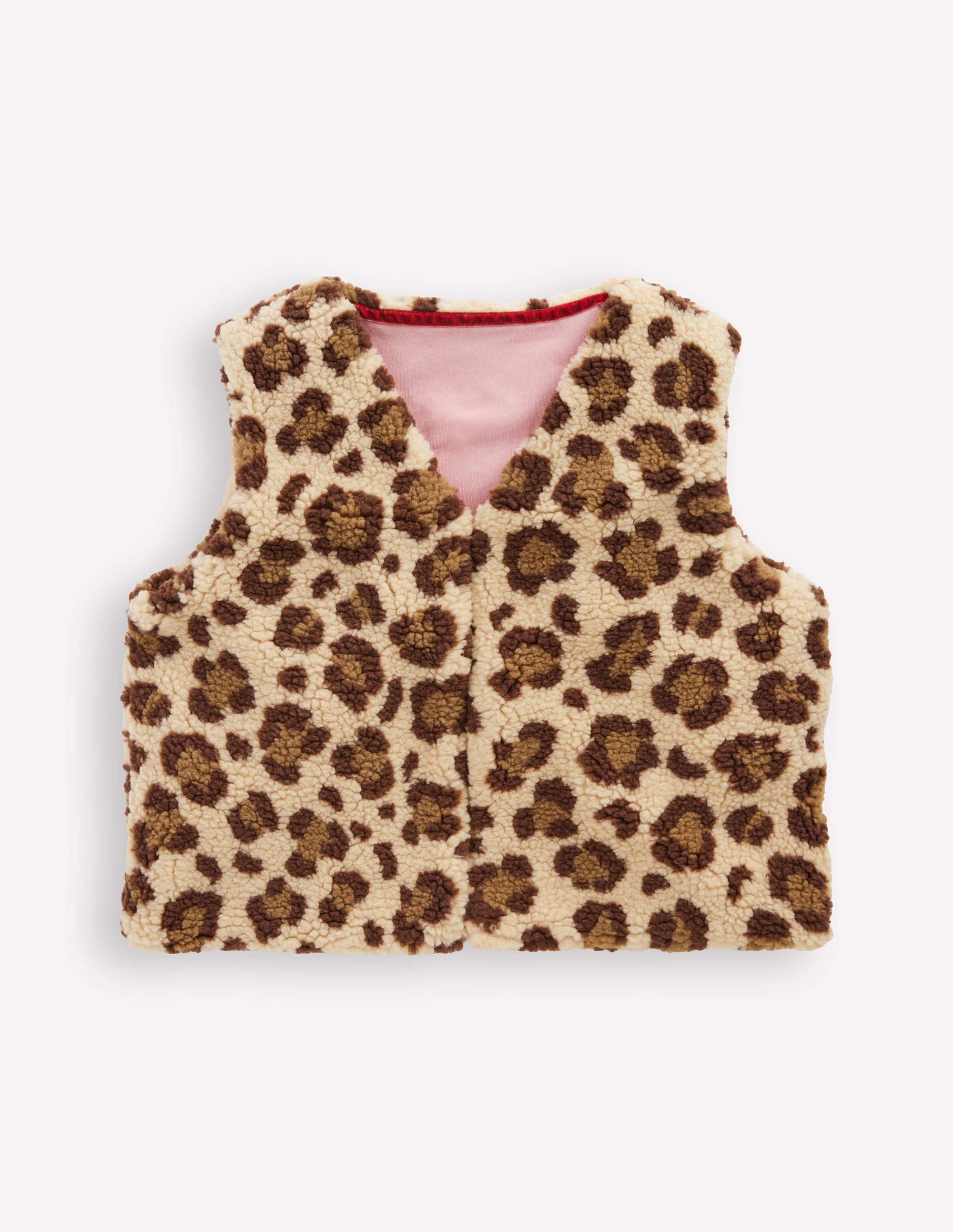 Relaxed Borg Gilet-Leopard | Boden UK