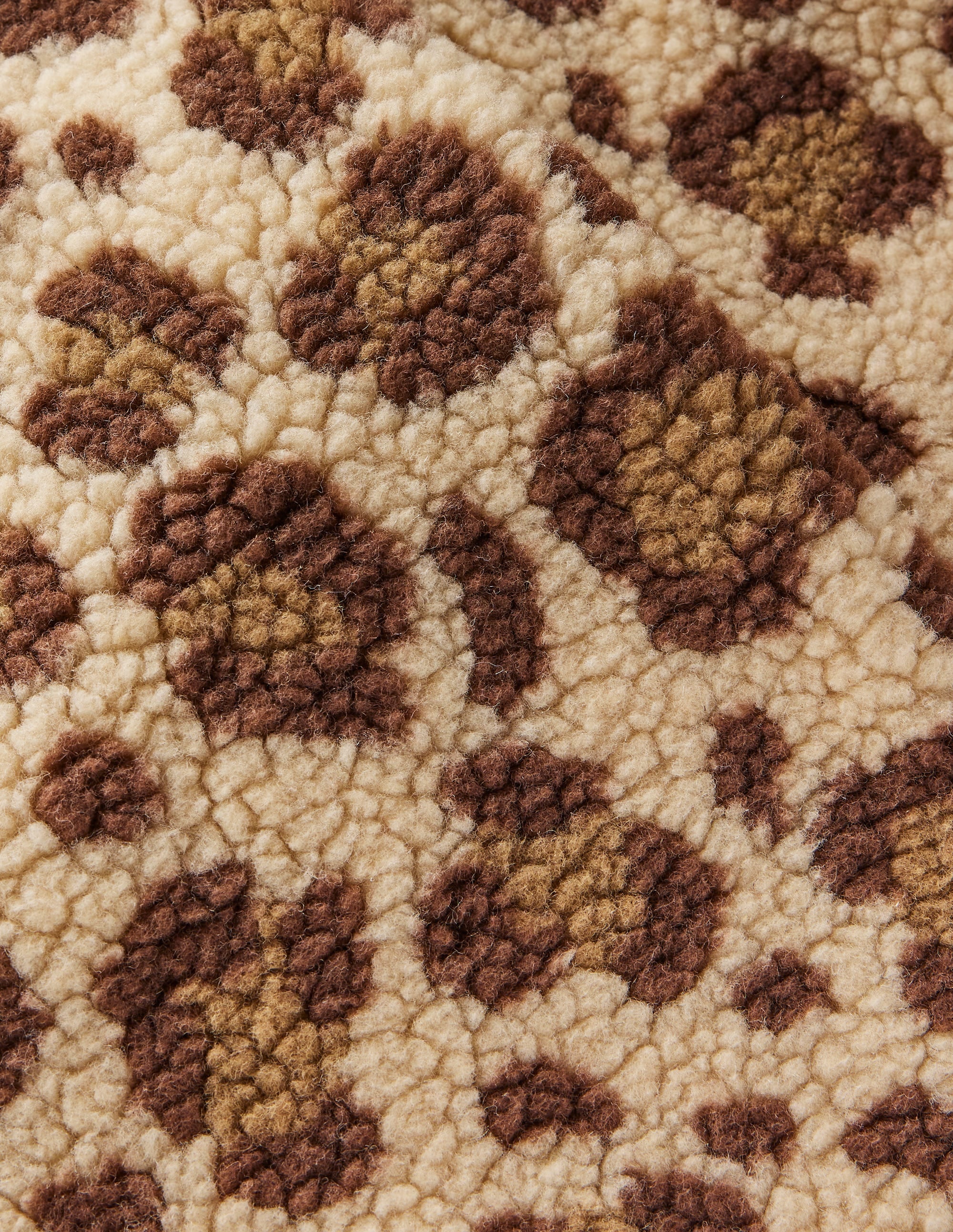 Relaxed Borg Gilet-Leopard - Image 3