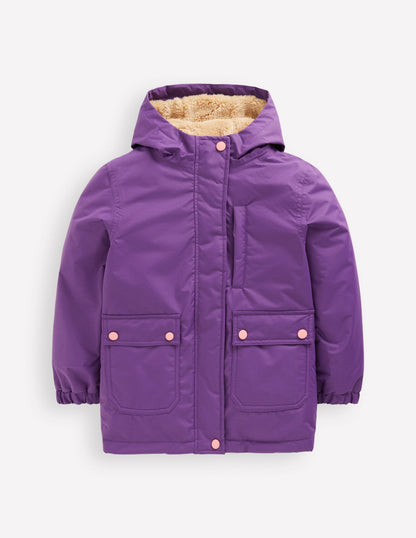 4-in-1 Waterproof Coat-Purple-1