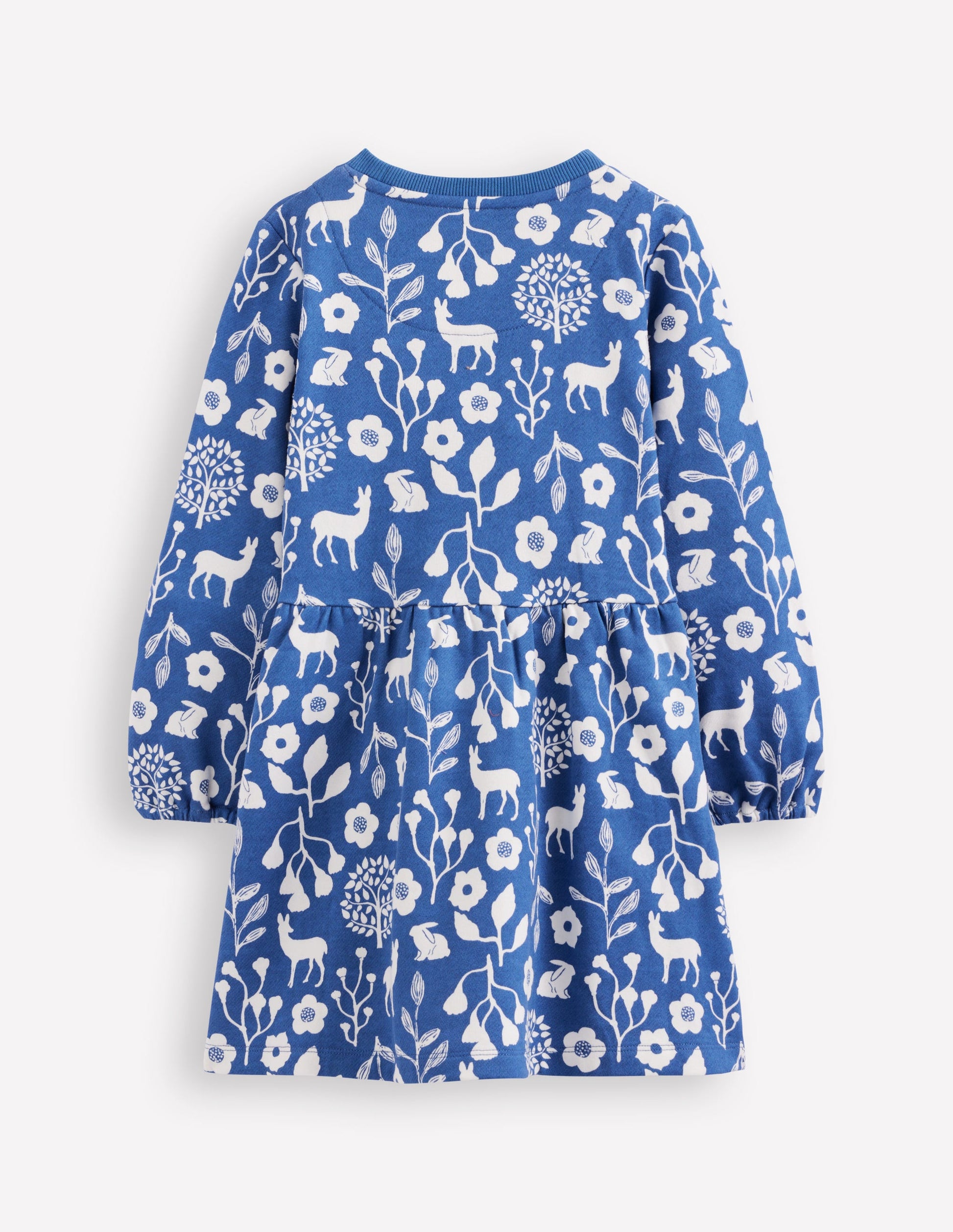 Loopback Sweat Dress-Woodland Floral-2