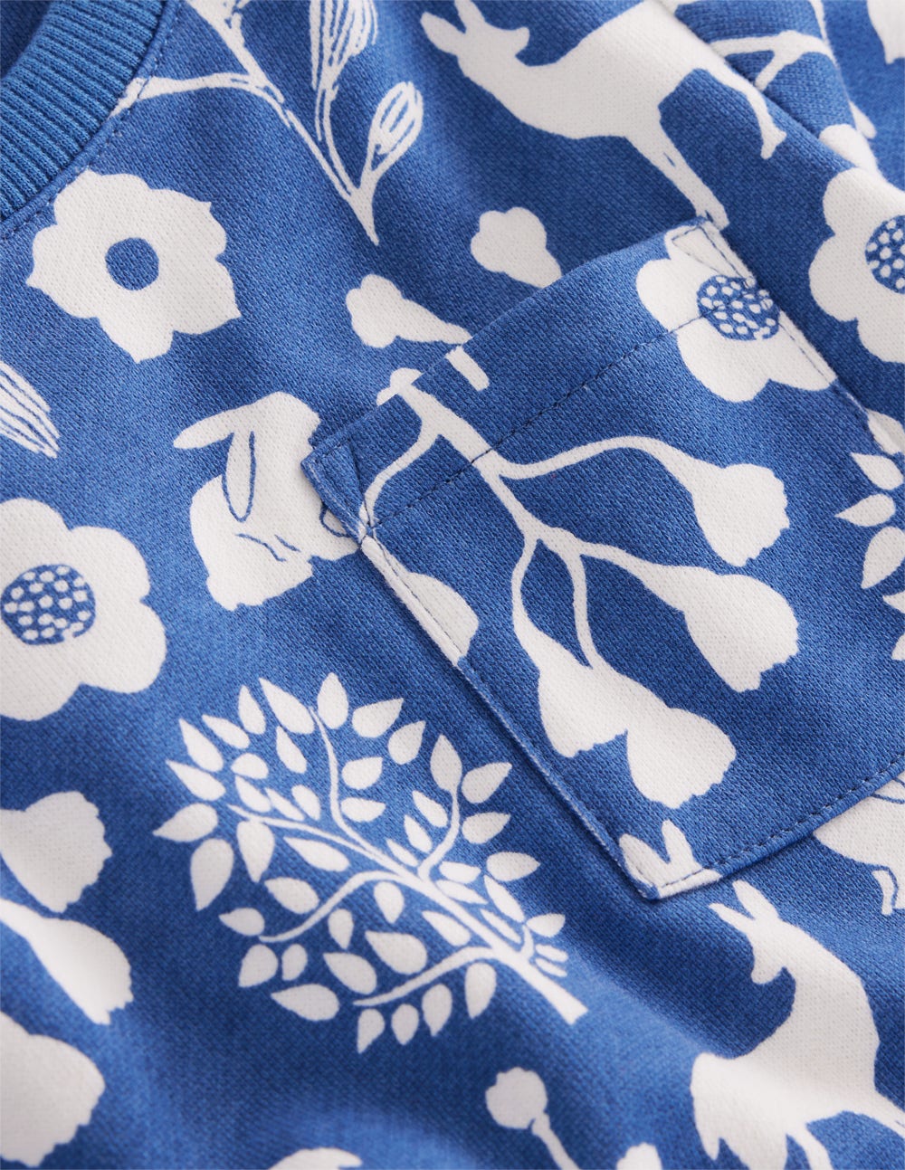 Loopback Sweat Dress-Woodland Floral-3