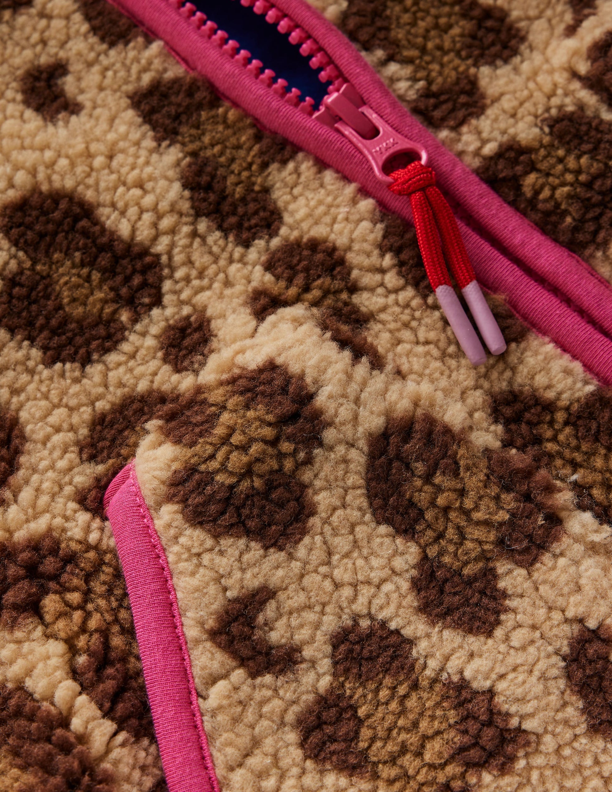 Collared Borg Zip Through-Leopard-3