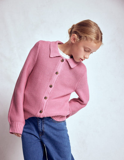 Collared Cardigan-Pink Haze-3