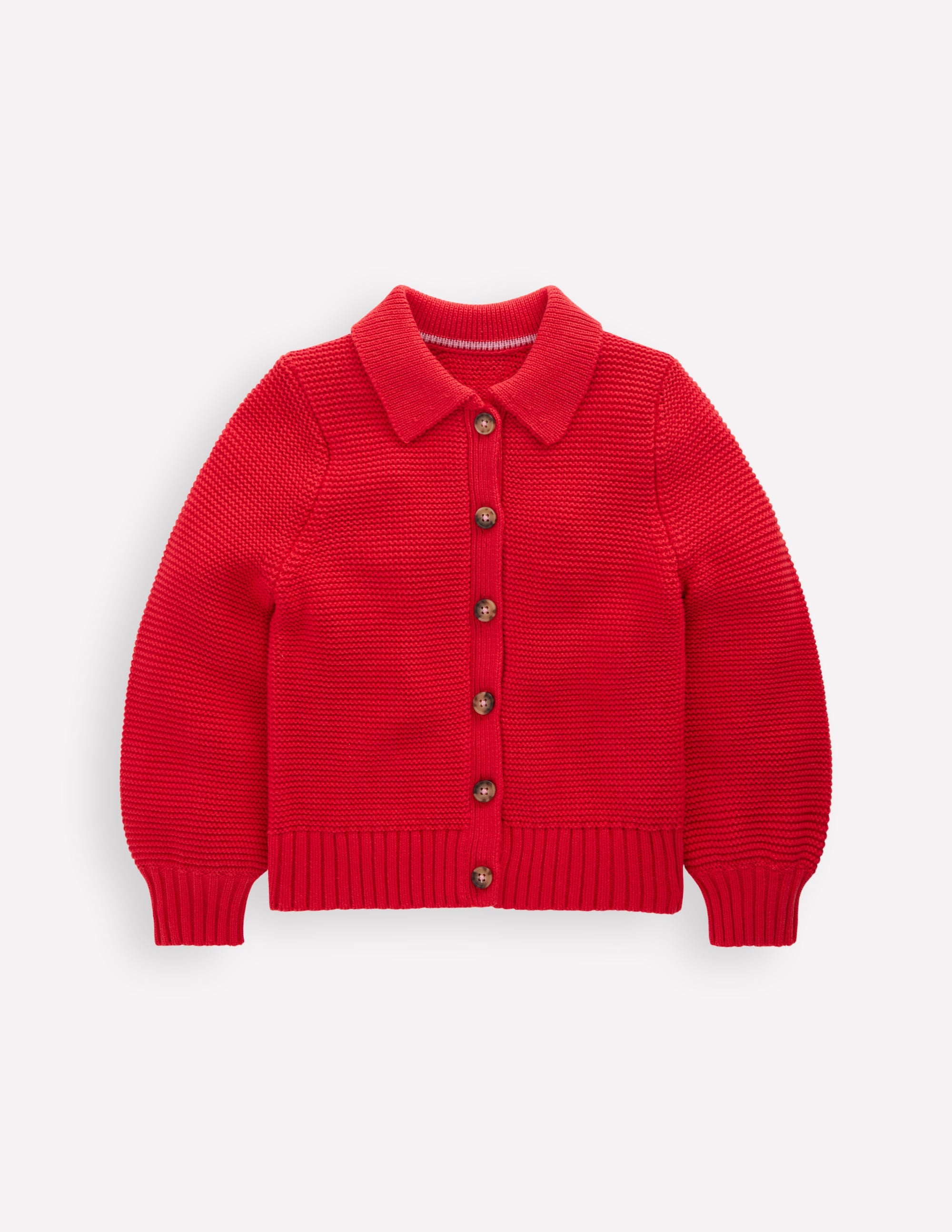 Collared Cardigan-Rockabilly Red - Image 5