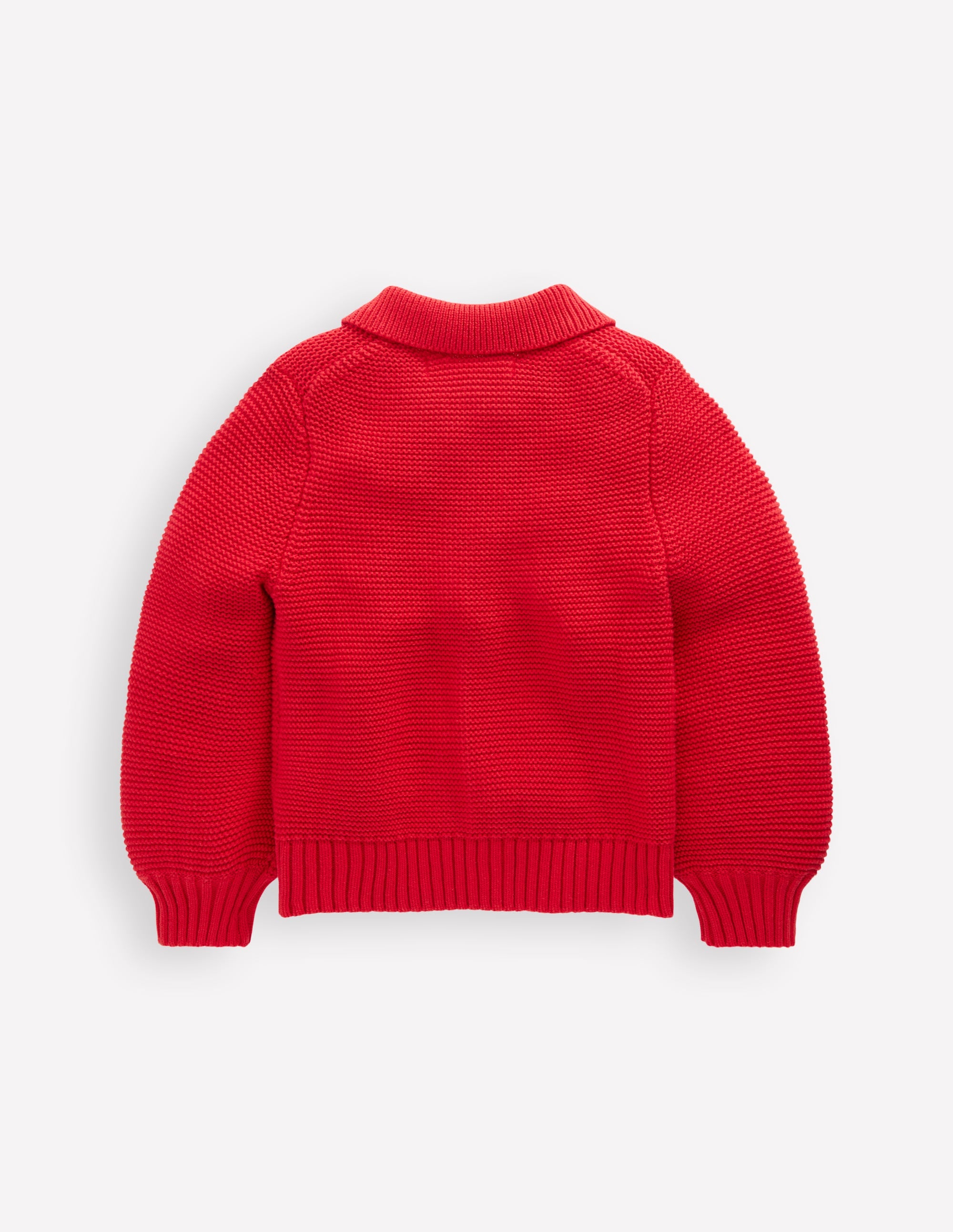 Collared Cardigan-Rockabilly Red - Image 6