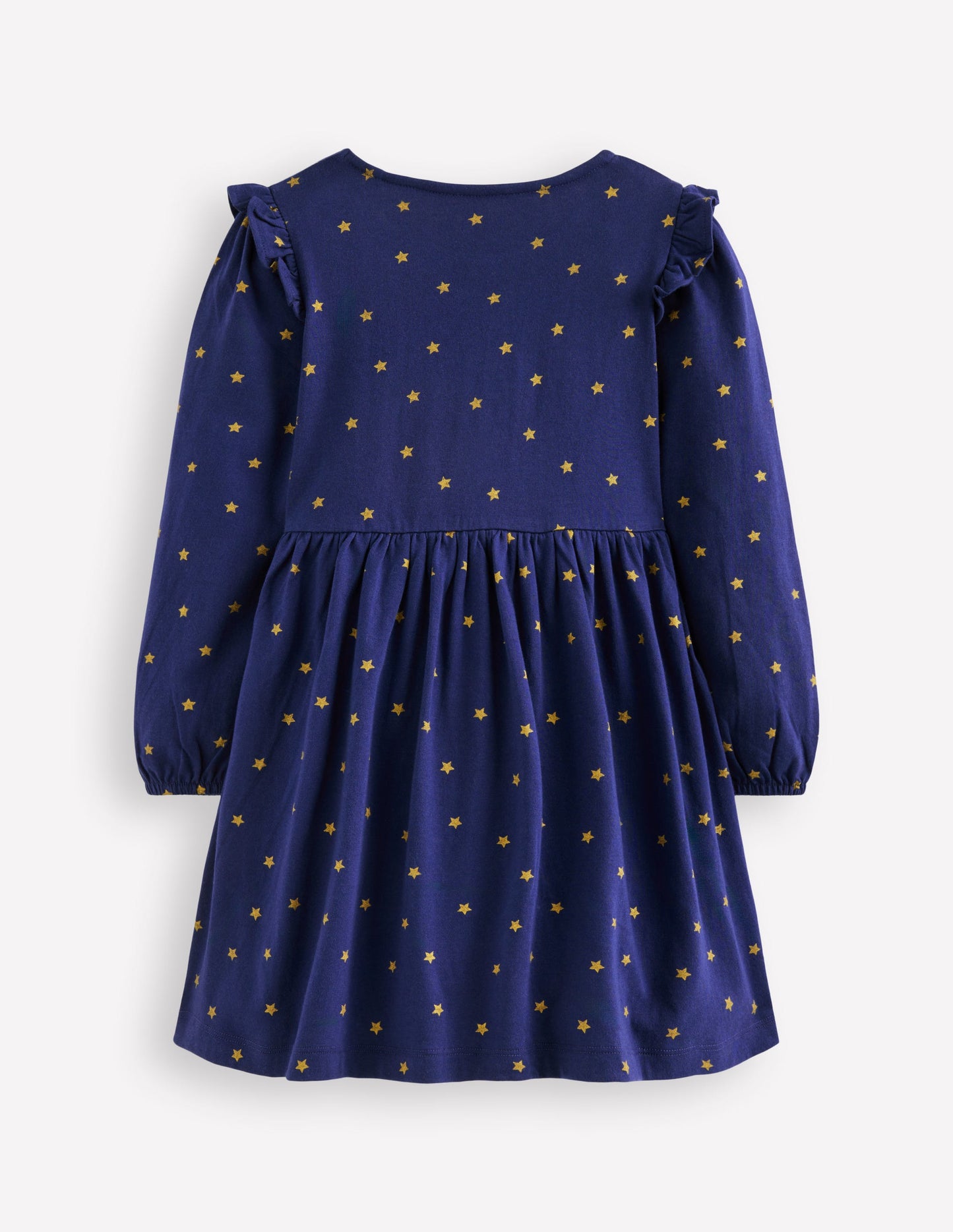 Appliqué Jersey Dress-College Navy Animals