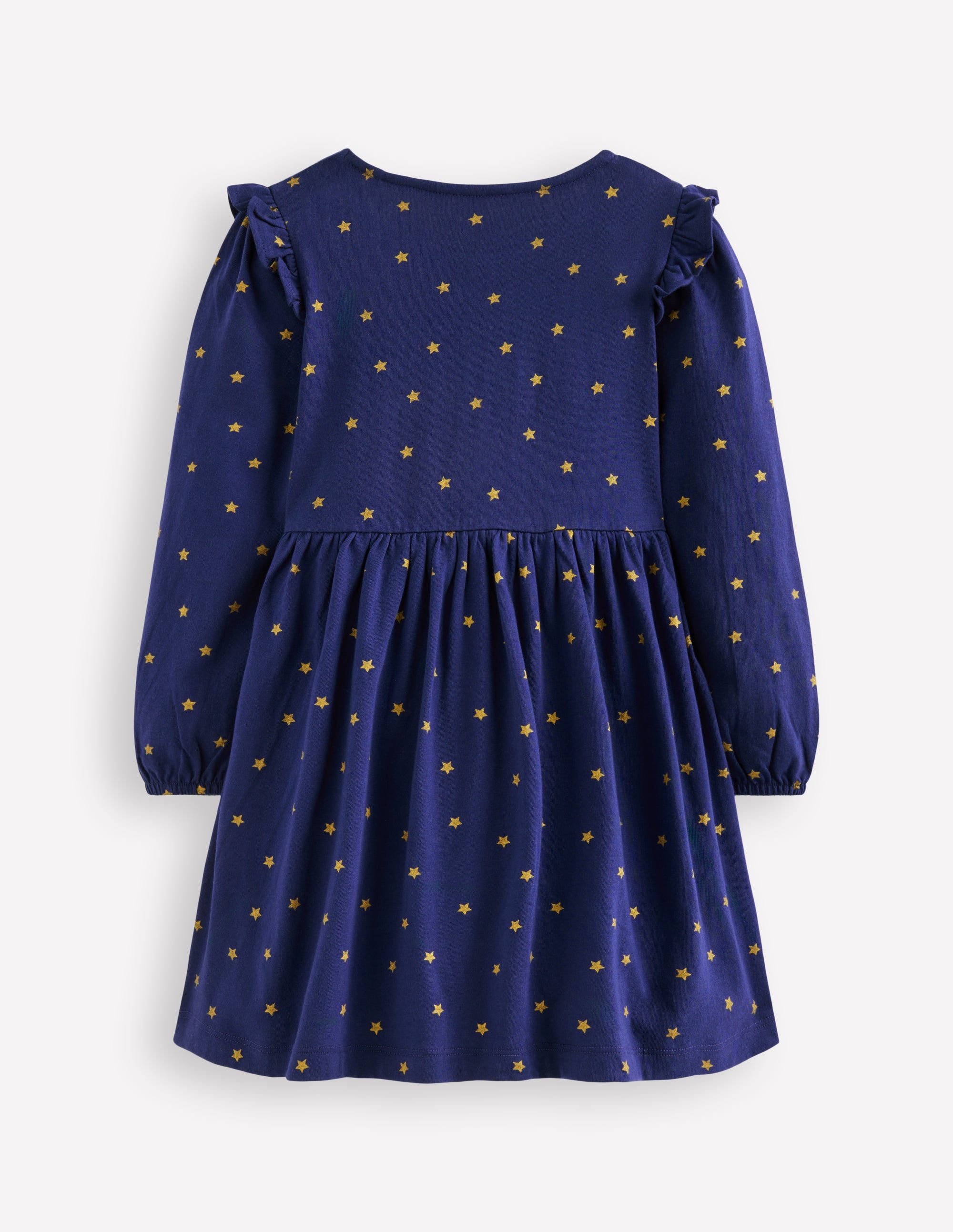 Appliqué Jersey Dress-College Navy Animals - Image 2
