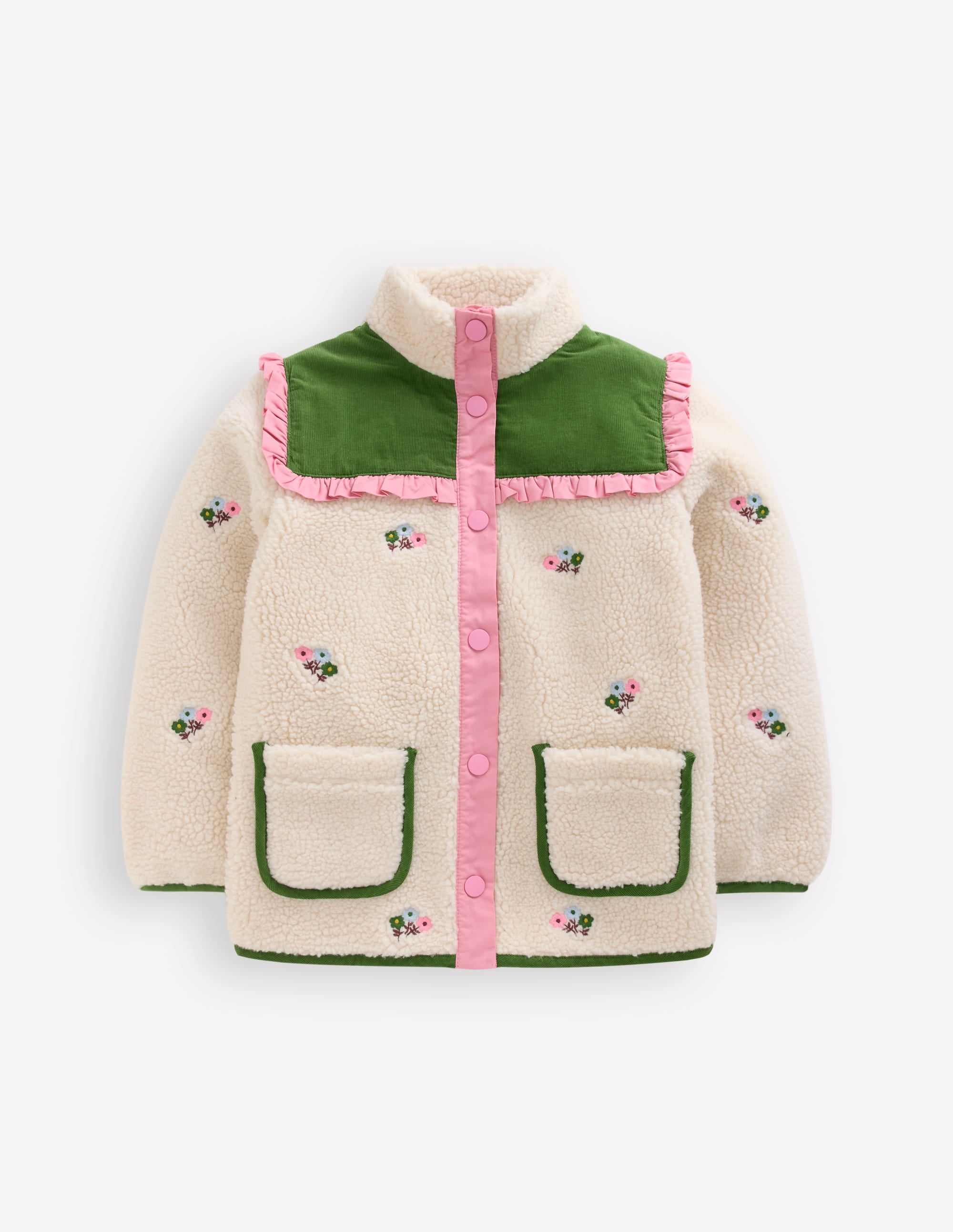 Pretty Borg Mix Jacket-Soft Ivory Embroidered - Image 1